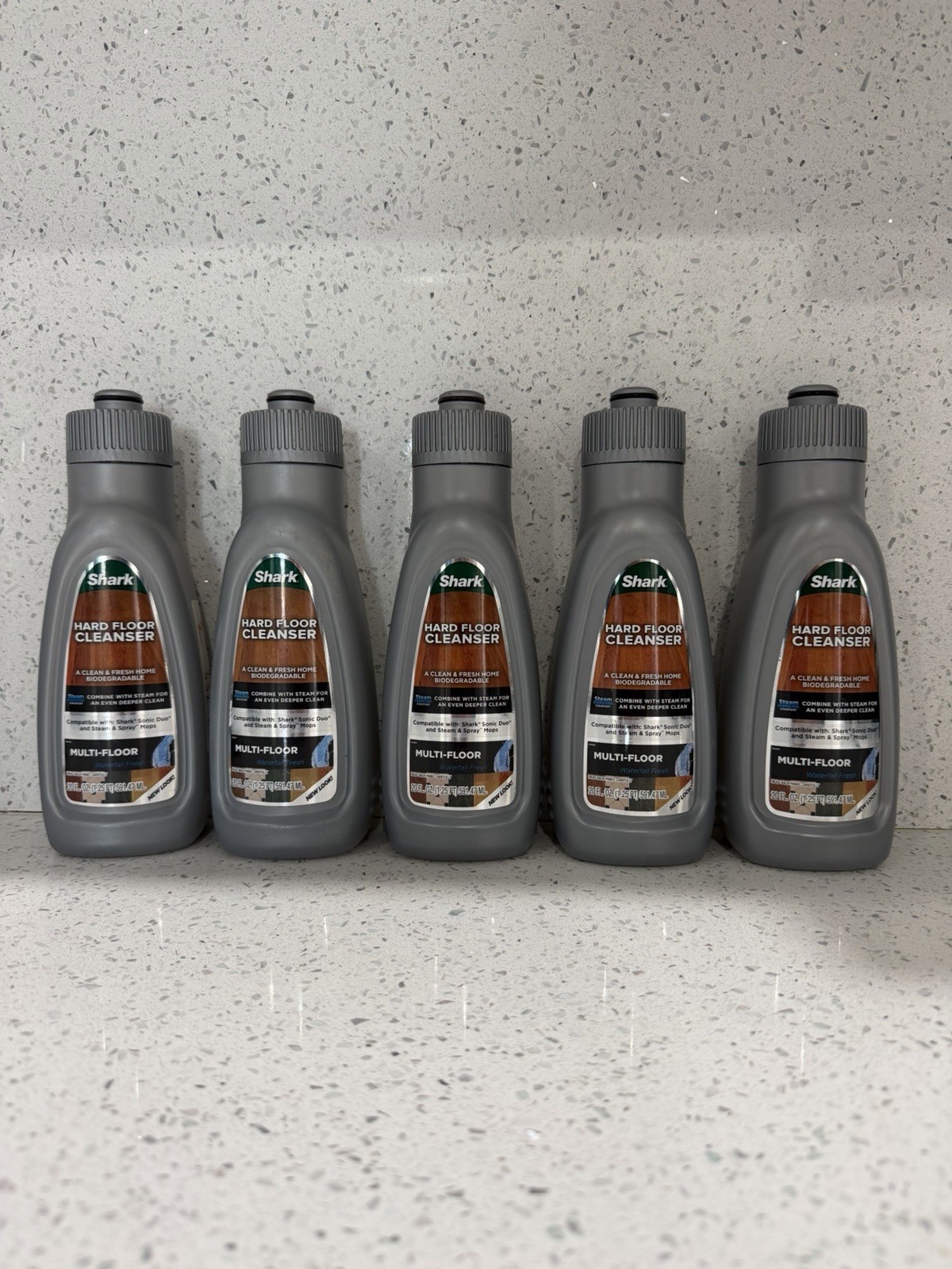 Shark Hard Floor Cleanser Multi-Floor 20 oz Waterfall Fresh Biodegradable New