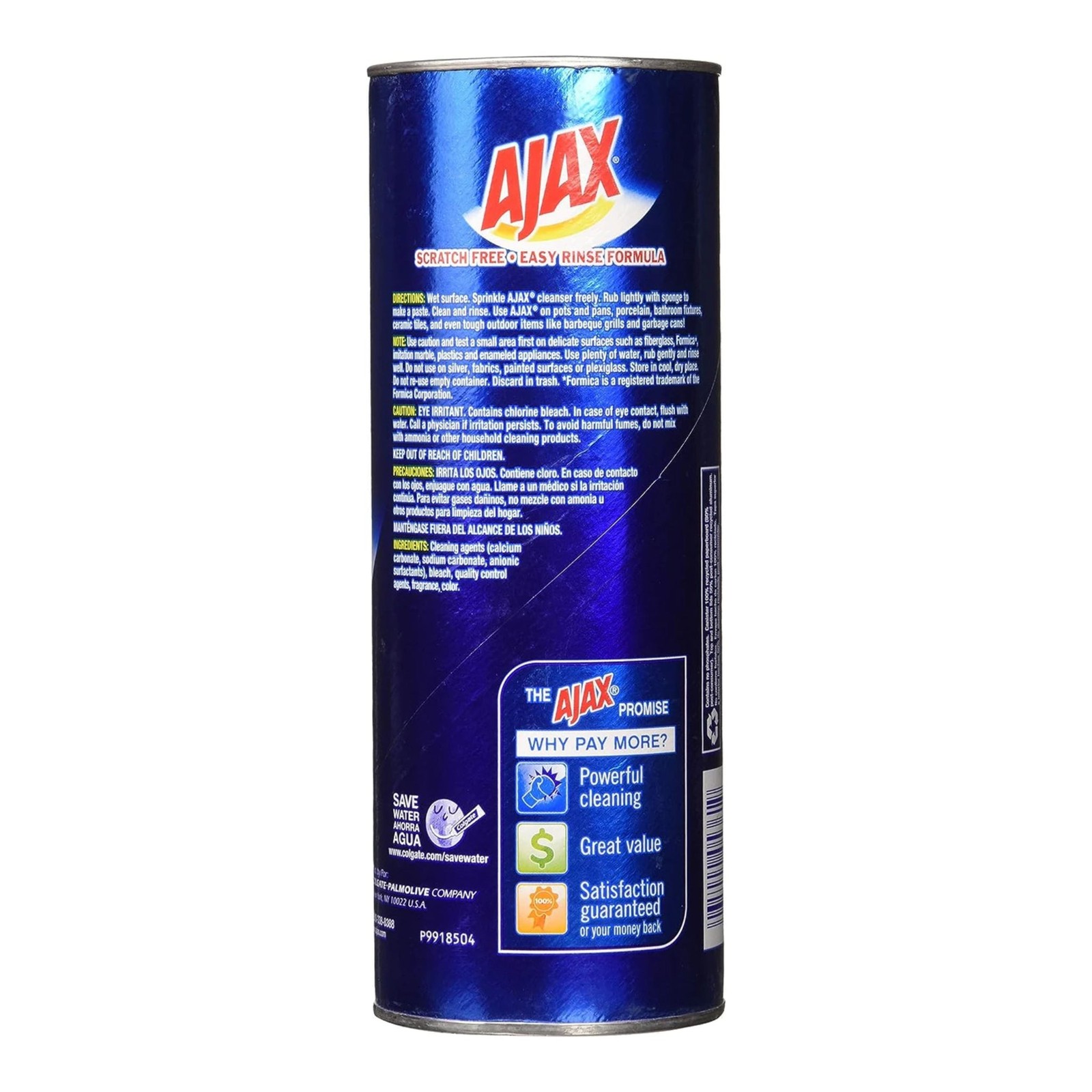 Ajax Powder Cleanser with Bleach, 21 oz. (595g) (Pack of 2)