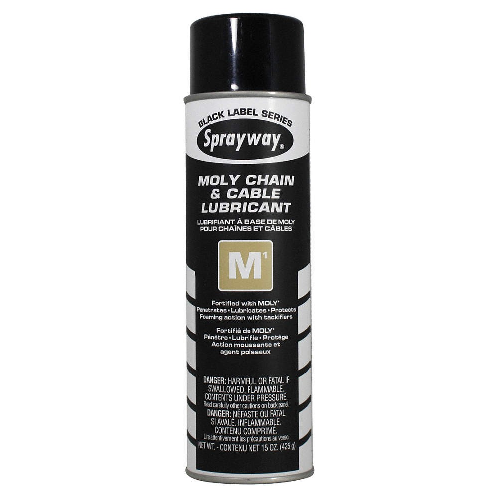 SPRAYWAY SW291 ChainWireRope Lube,20 oz.,Aerosol 45C003