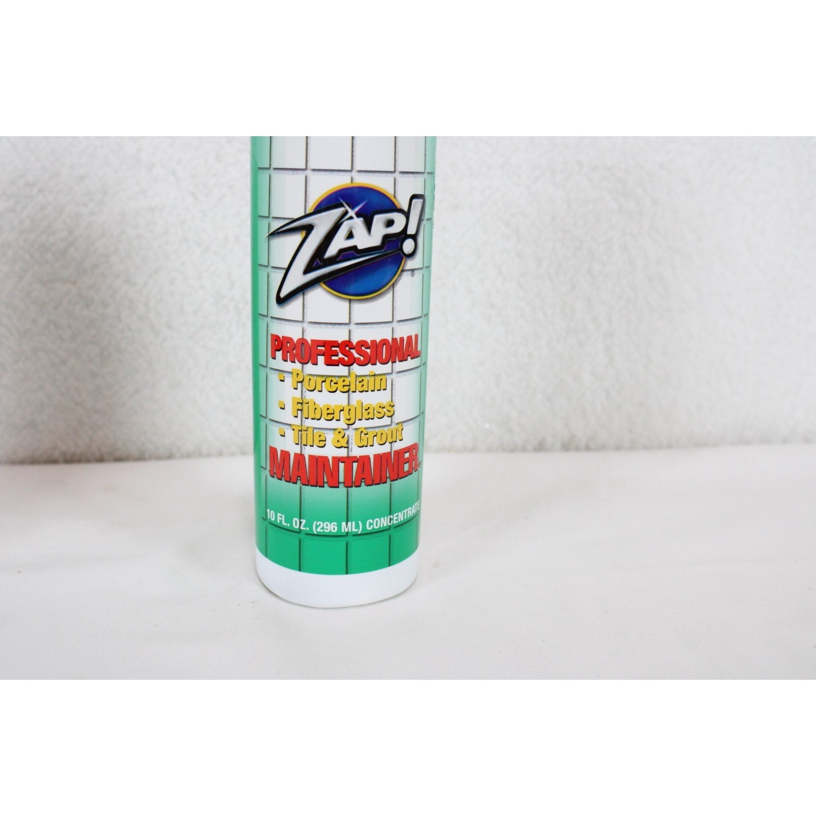 Zap Professional Porcelain Fiberglass Tile Grout Restorer Maintainer 10oz Set