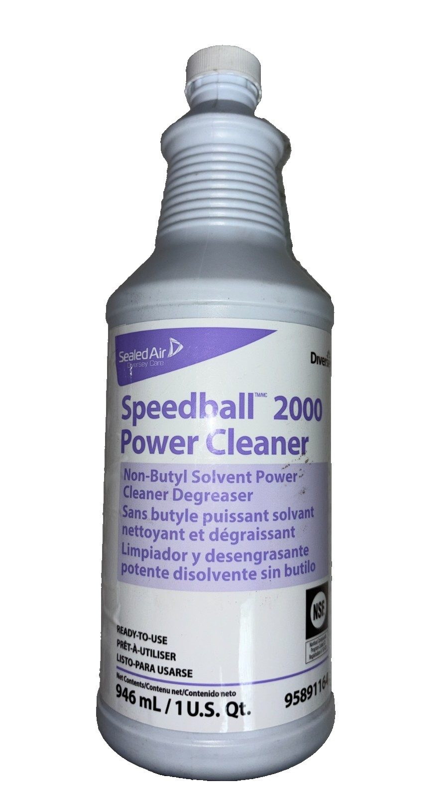 Diversey Speedball 2000 Power Cleaner & Degreaser 1 Qt. / 32 Oz. Bottle