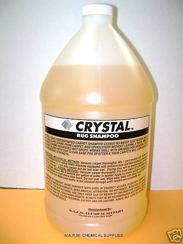 CRYSTAL RUG SHAMPOO LIQUID CONCENTRATE 2 GAL.