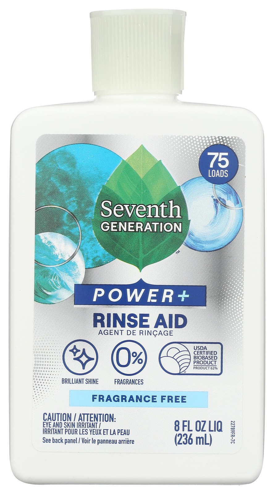 Seventh Generation Rinse Aid Free And Clear -8 Fl Oz,Packaging May Vary-3 Pack