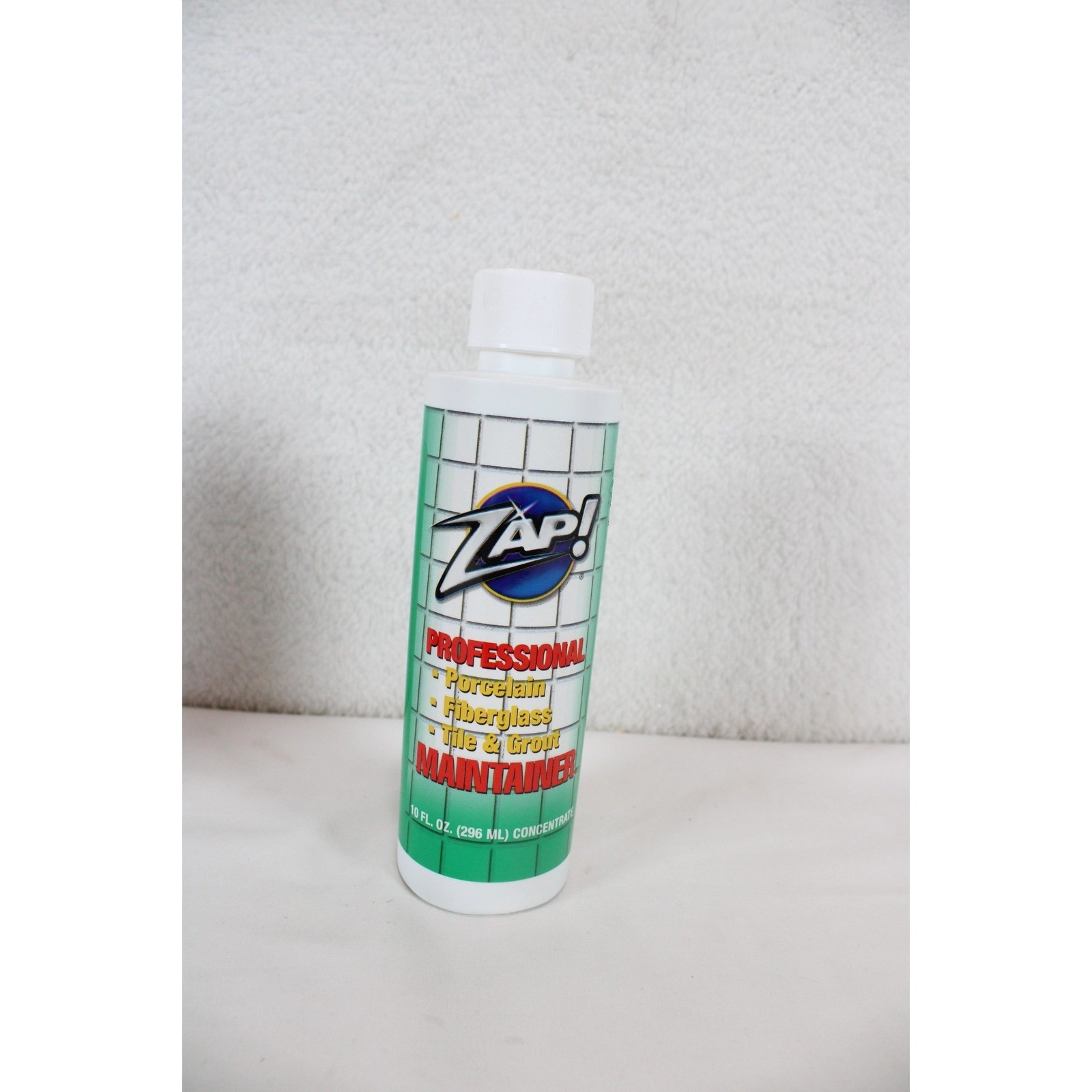 Zap Professional Porcelain Fiberglass Tile Grout Restorer Maintainer 10oz Set