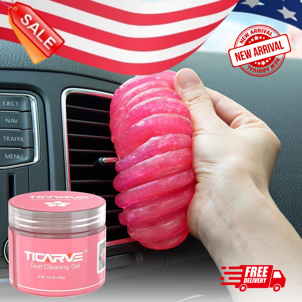 Car Cleaning Gel Detailing Putty Keyboard Cleaner 5.6oz Rose