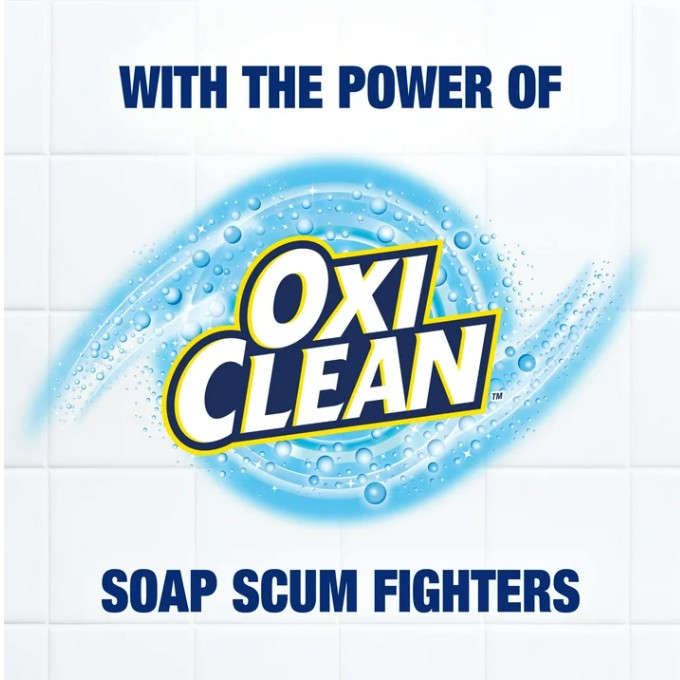 2 Pack Scrub Free Total Bathroom Cleaner with OxiClean, Lemon Scent, 32 fl oz