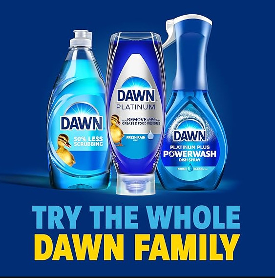 Dawn Dishwashing Liquid, Scent, 38 fl oz Original Scent