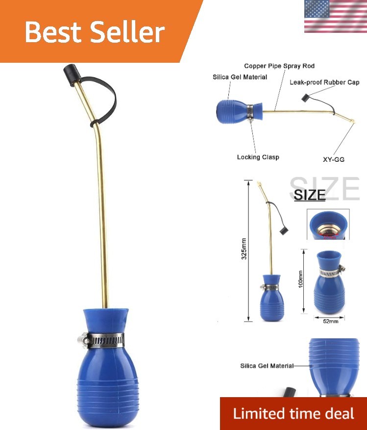 Effortless Insect Treatment Powder Sprayer – Blue Applicator with Copper Tube