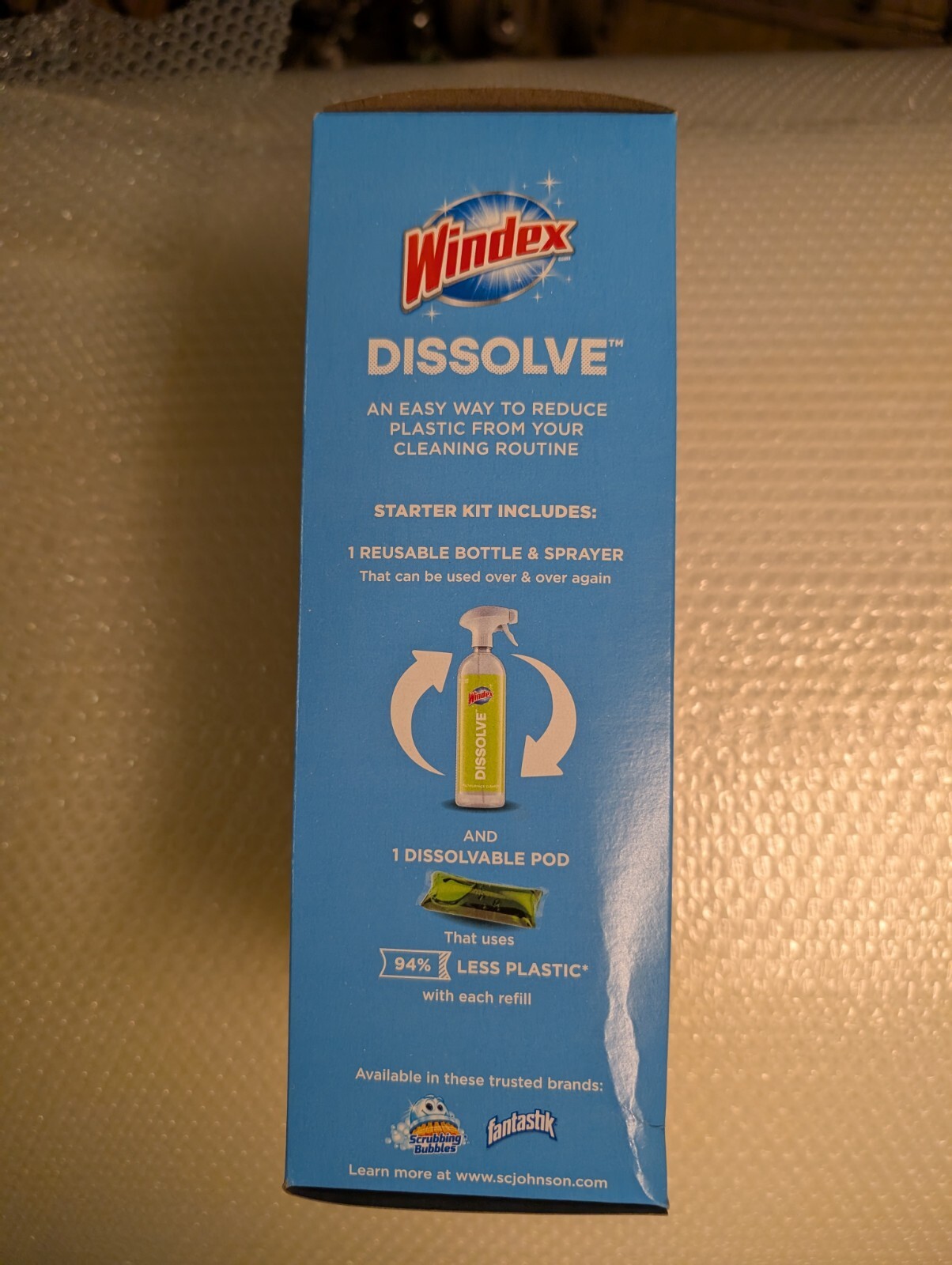 Windex Dissolve Concentrated Pods, Multisurface Cleaner Starter Kit W/ 1 Pod