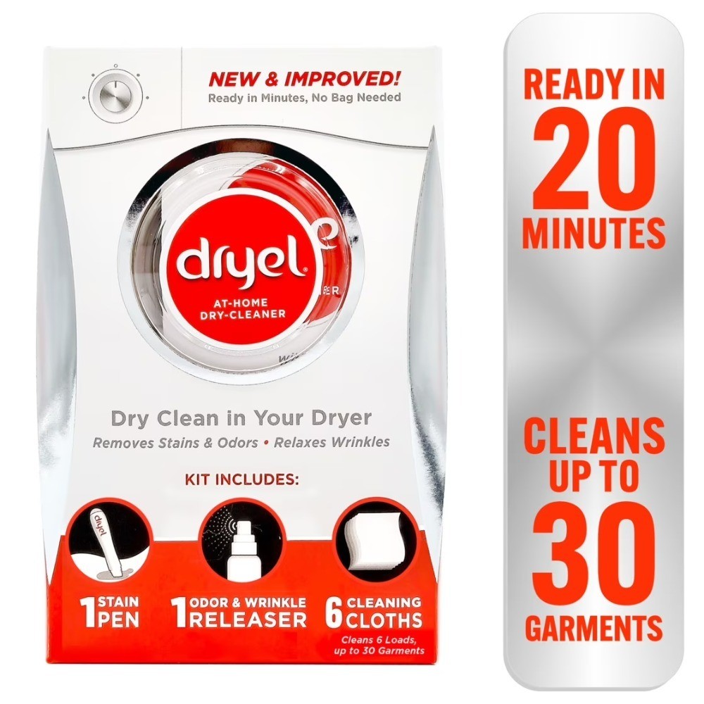 6 Pack Home Dry Cleaning Kits for Clothes Fabric Care
