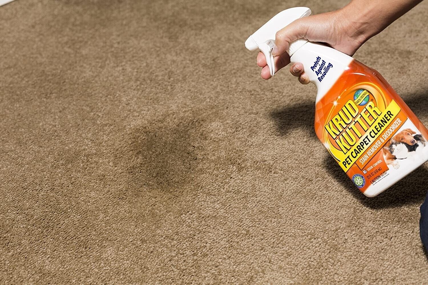 Krud Kutter Pet Carpet Cleaner and Deodorizer 22 OZ Spray