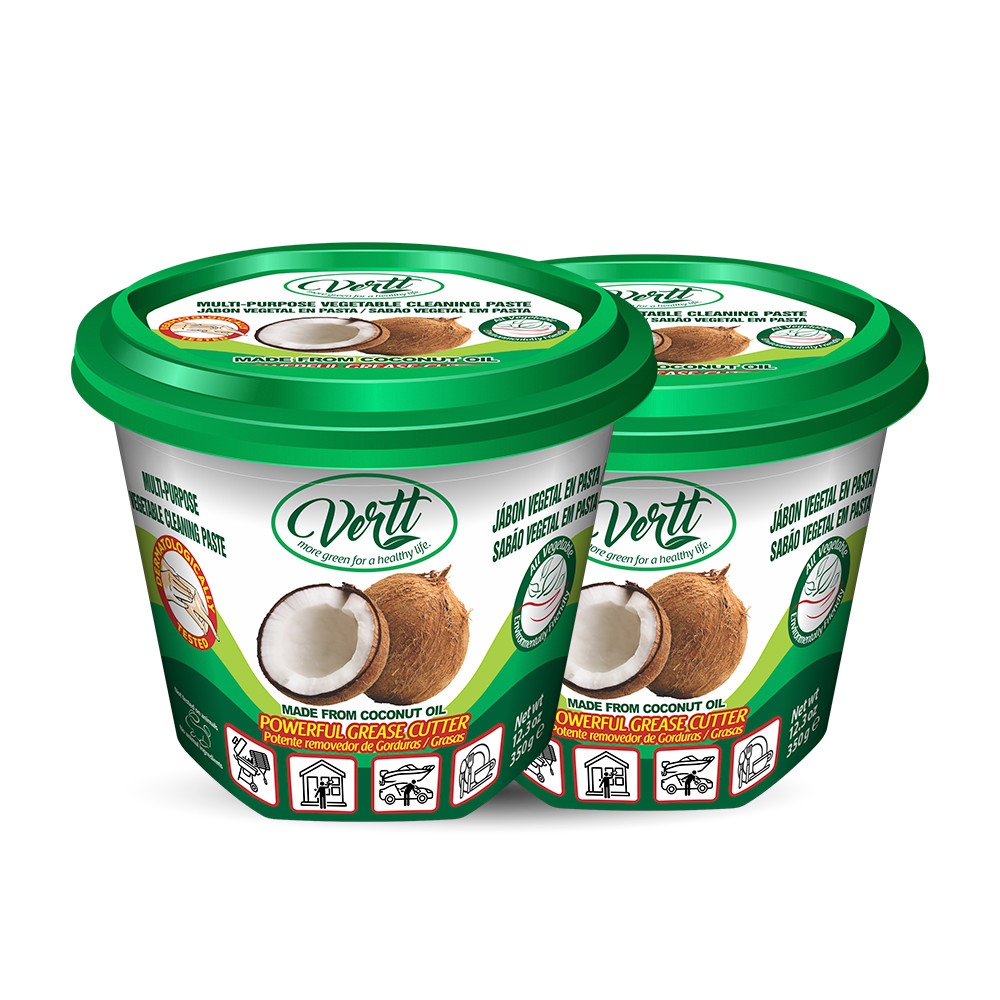 Vegetable Cleaning Paste VERTT Coconut Oil 12,3 OZ (350g) Pack With 2 Units