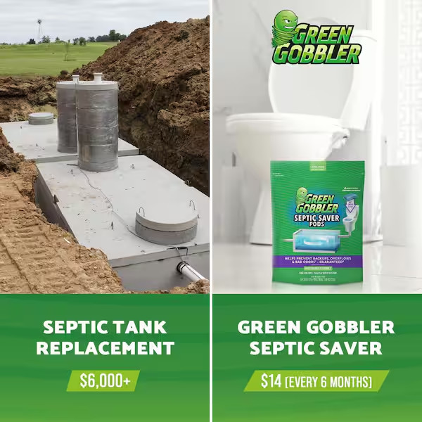 Green Gobbler Septic Tank Treatment Pods
