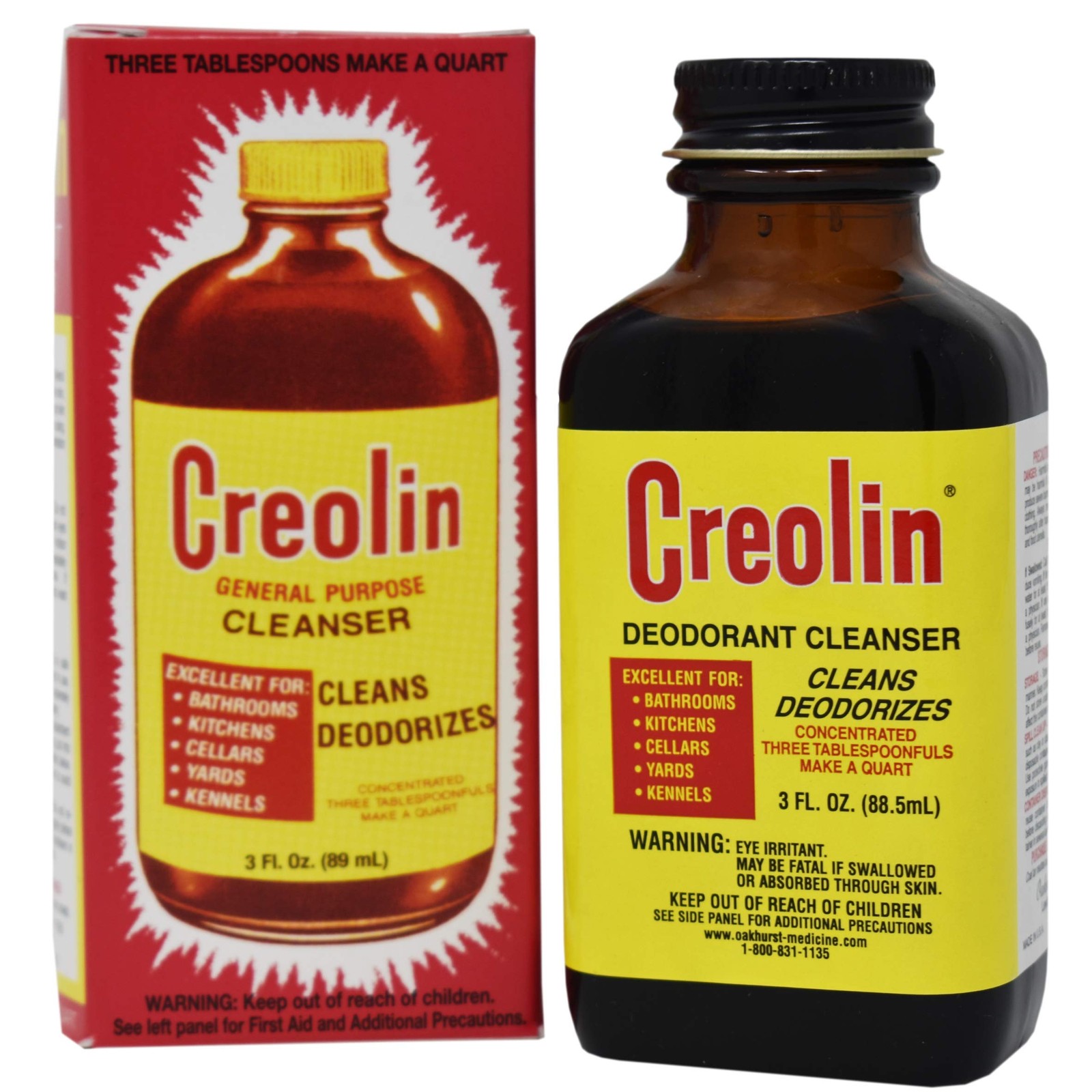 OAKHURST COMPANY Creolin Cleanser General Purpose, 3 oz. 3 Ounce (Pack of 1)