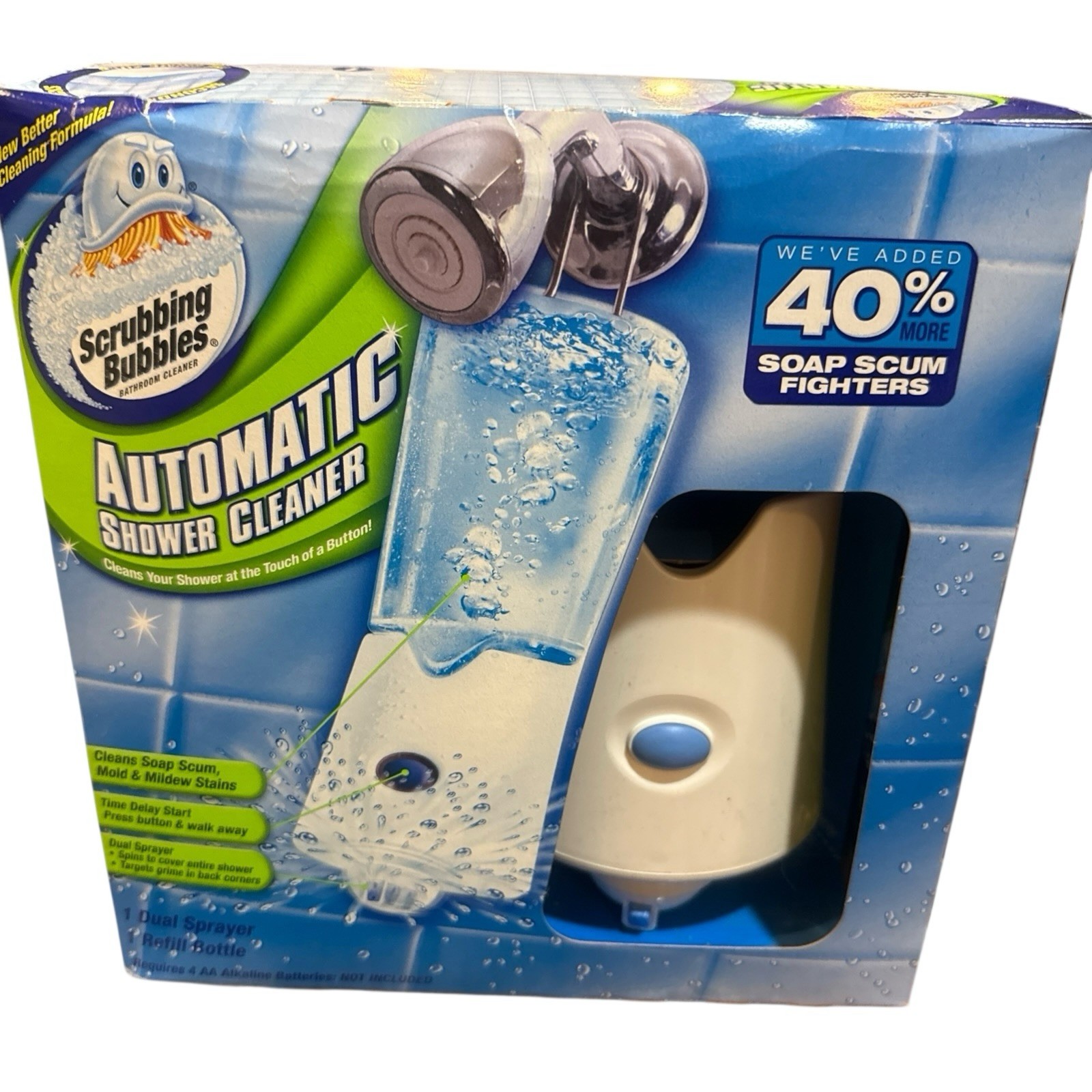 Scrubbing Bubbles Automatic Shower Cleaner New Old Stock – Dusty Box