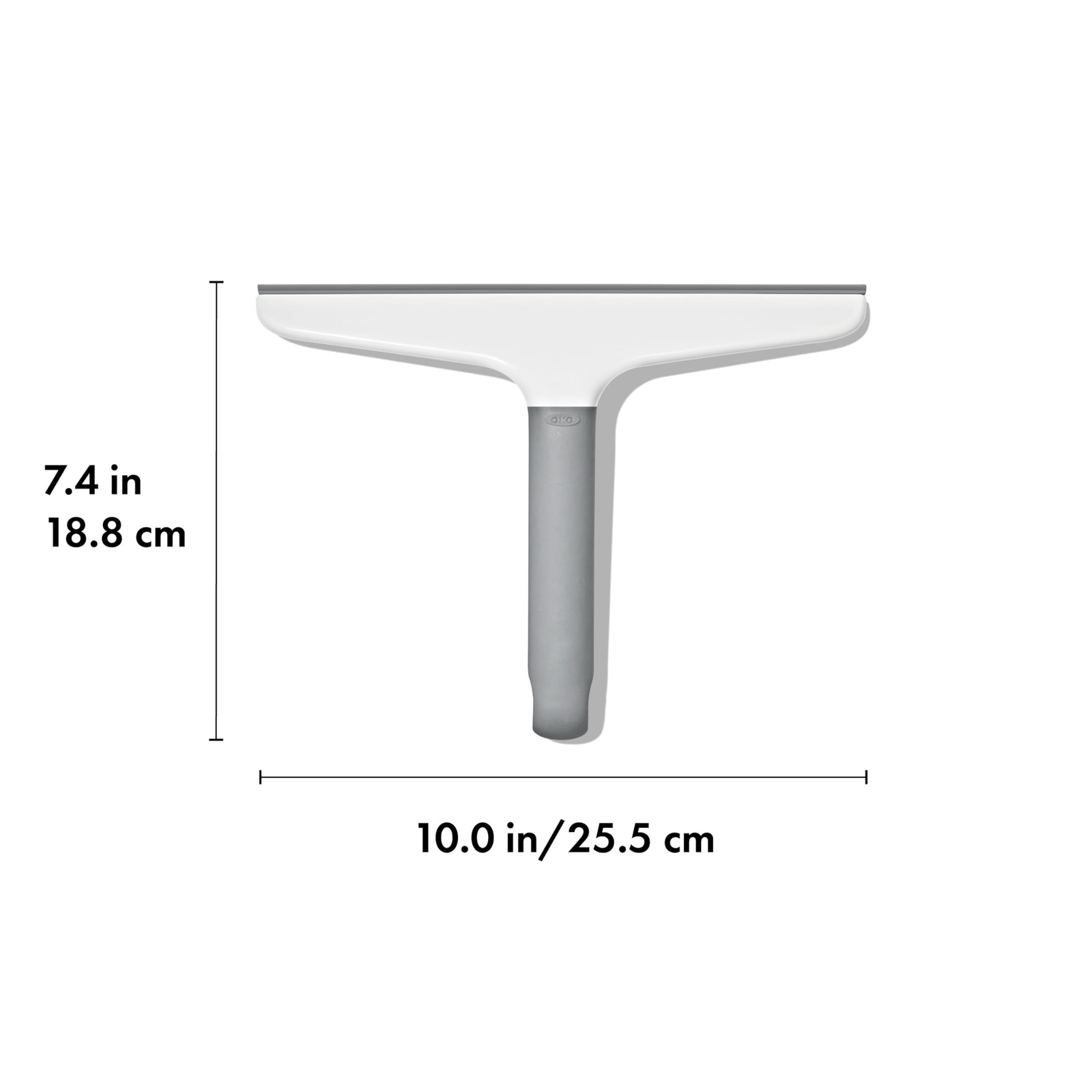 Shower Squeegee Silicone Blade Wide 10 Inch Streak Free Drying Bathroom Mirror