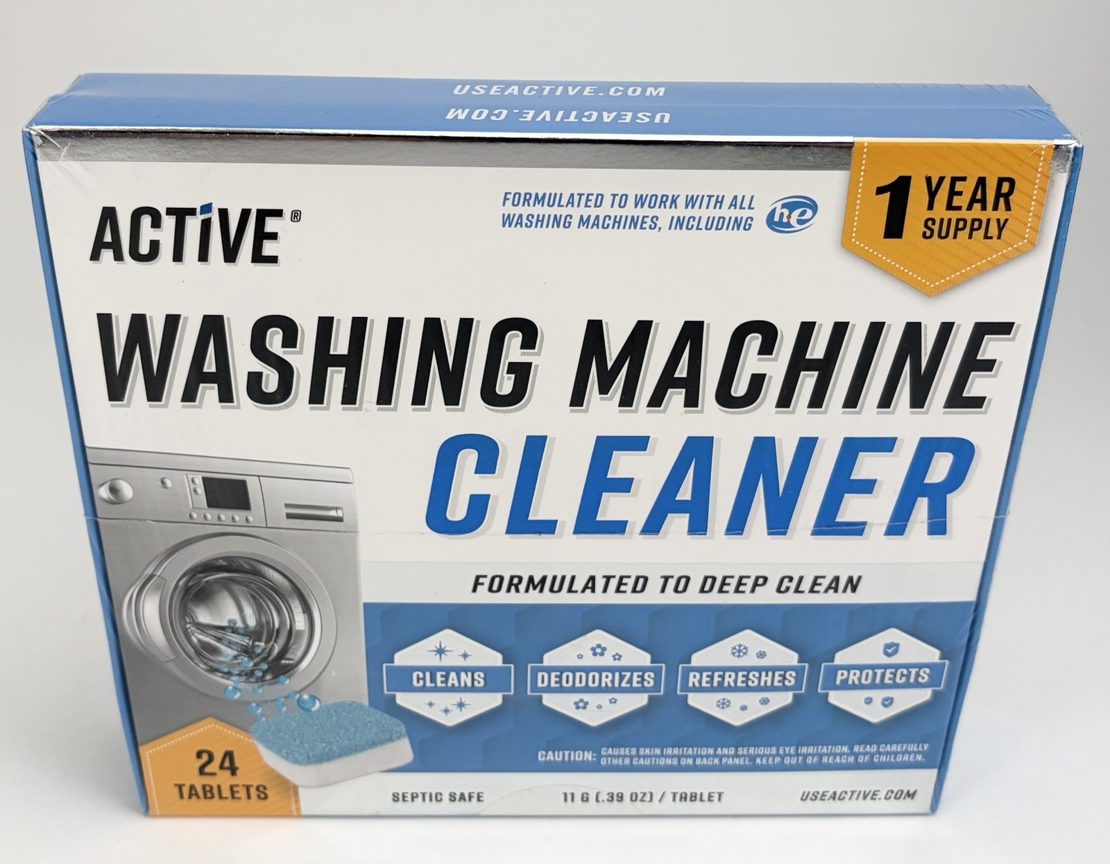 Active Washing Machine & Dishwasher Cleaner Bundle Pack (48 Cleaning Tablets)