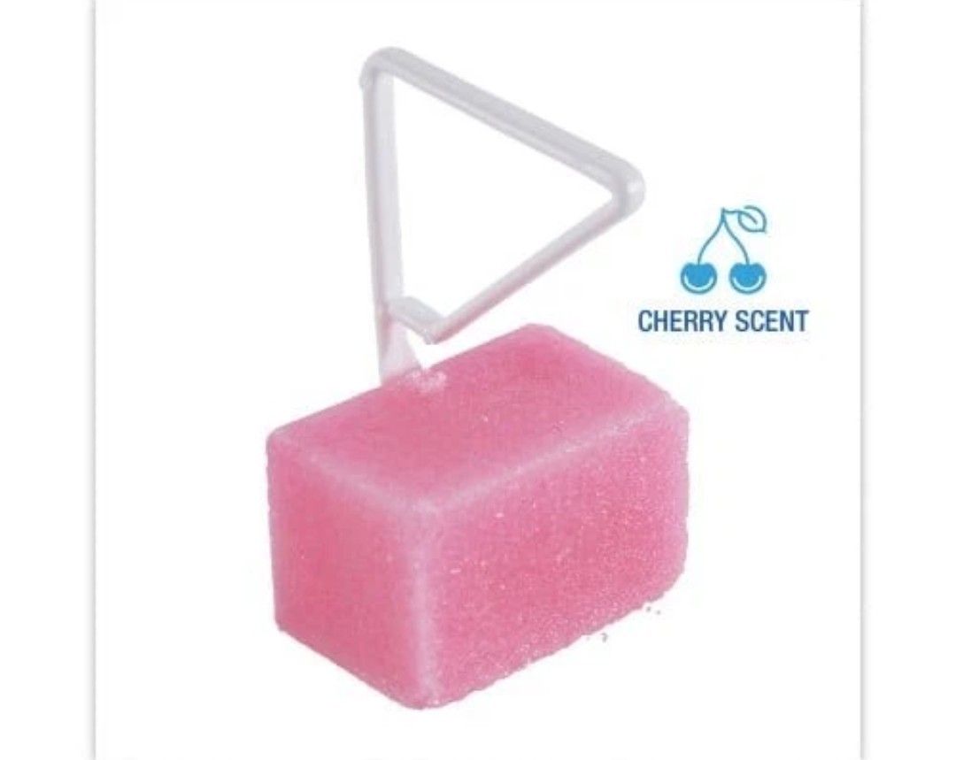 Toilet Bowl Deodorizer Block Cherry Scented 12 Pack