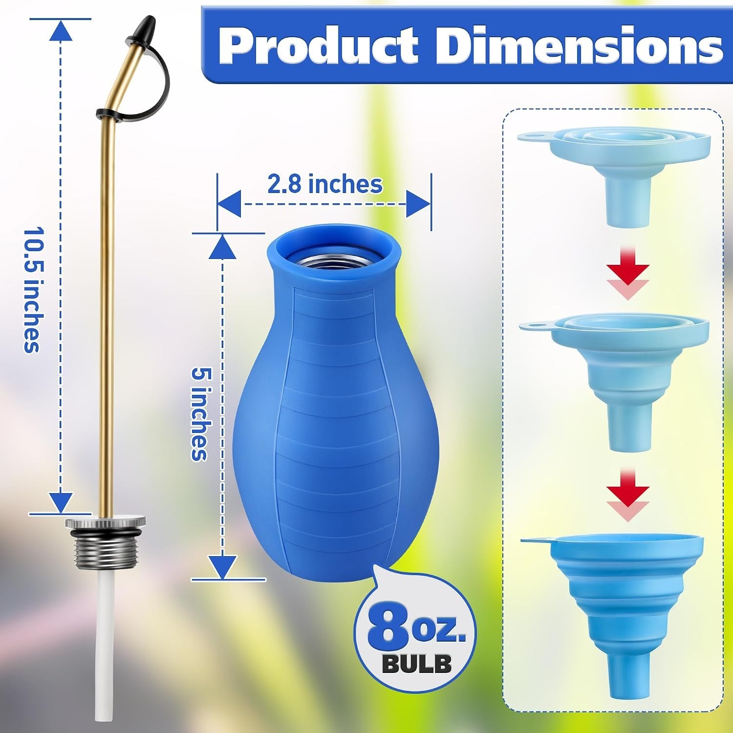 Diatomaceous Earth Powder Duster – Blue Sprayer Kit
