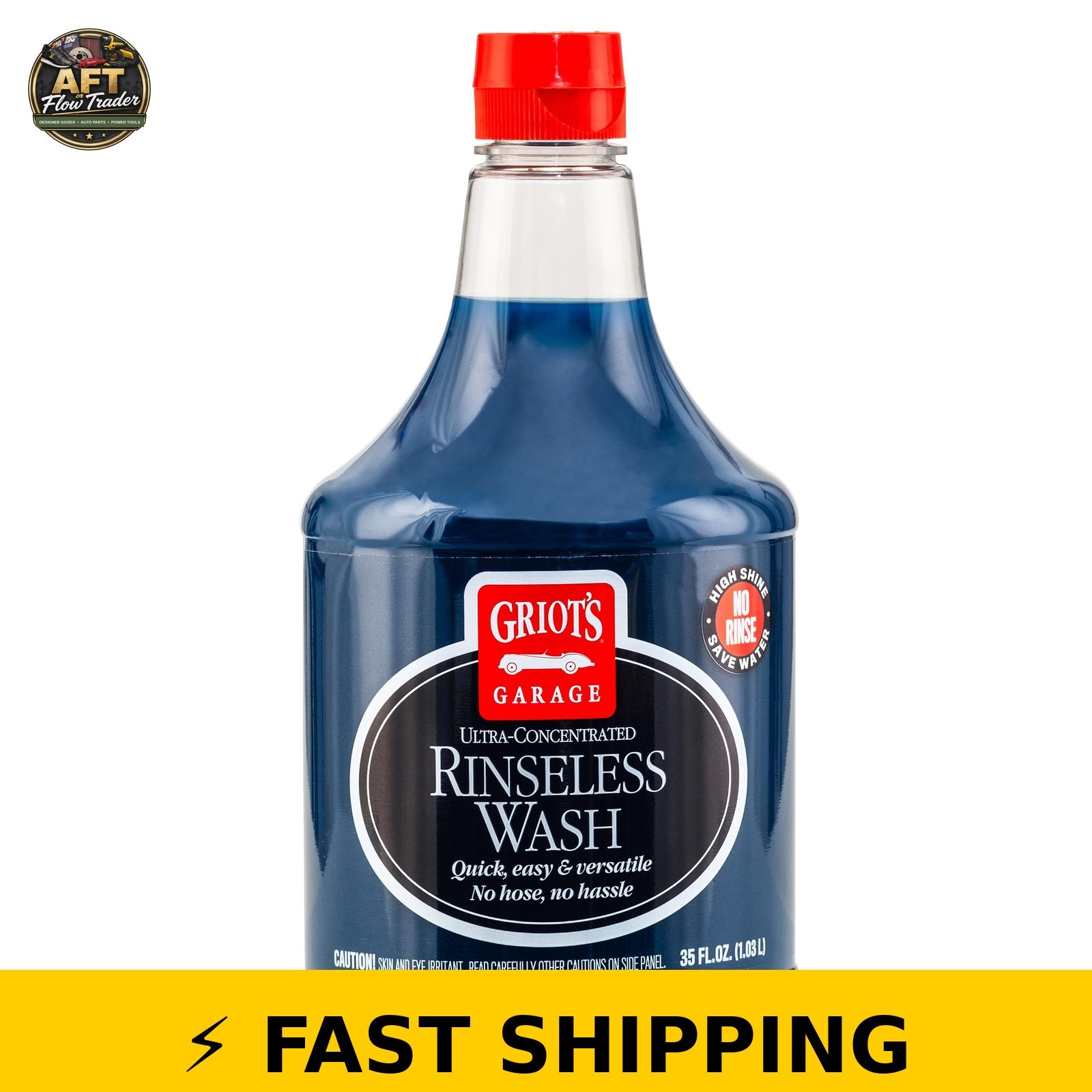 Griot’s Garage Rinseless Wash 35oz – No-Rinse Car Cleaning