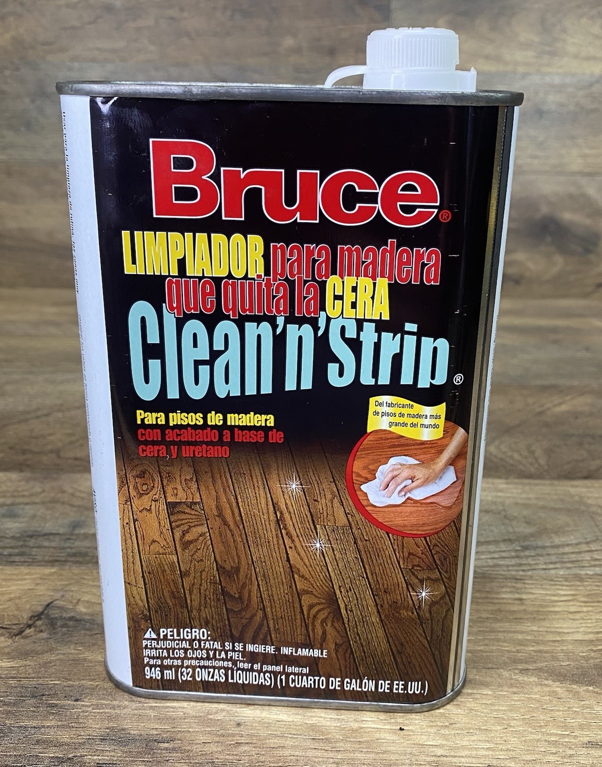 Bruce Wood Cleaner/Wax Remover, Clean ‘n’ Strip For Hardwood Floors – One Can