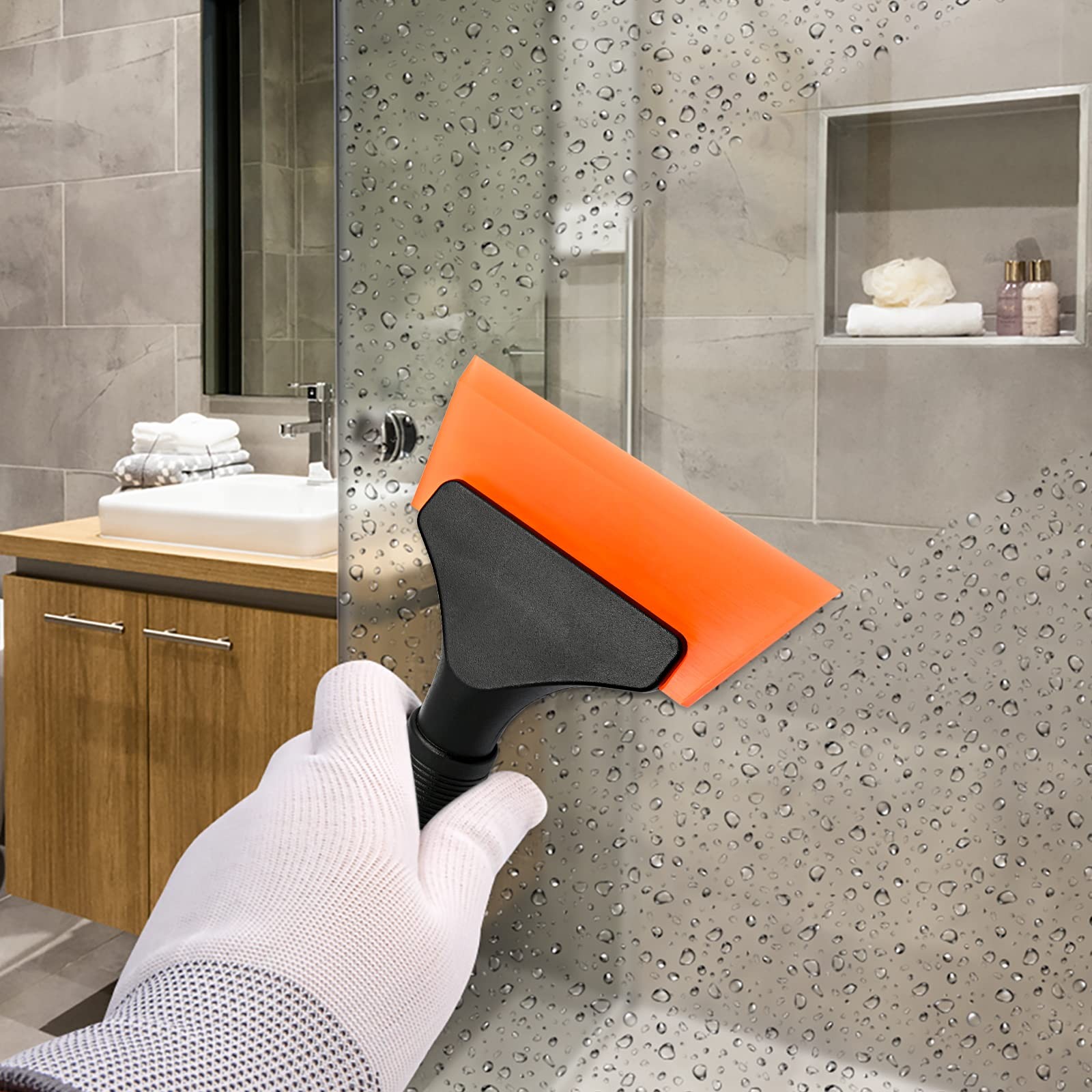 Small Squeegee 5 inch Rubber Window Tint Windshield Scraper for Car Glass Mirror