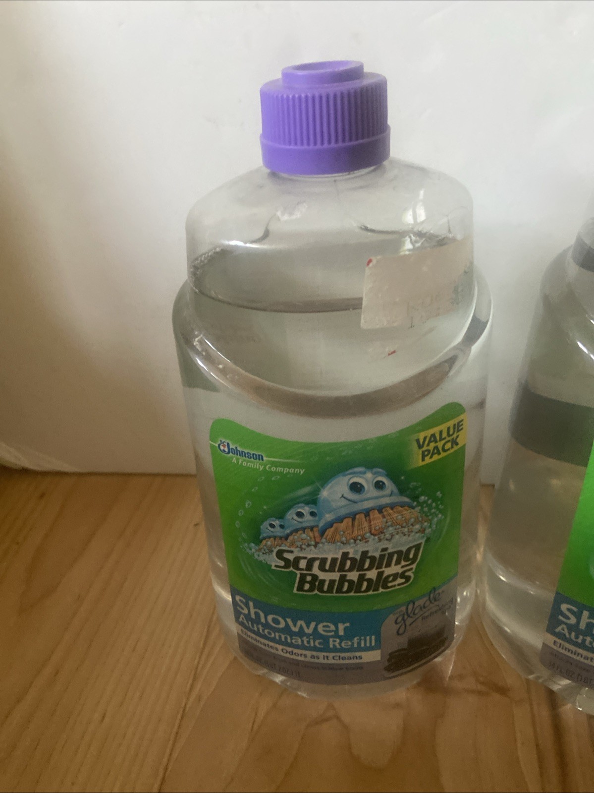 3 NEW Scrubbing Bubbles Shower Automatic Refill With Glade Refreshing Spa 34 Oz