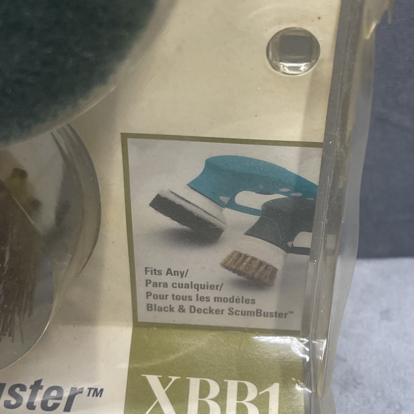 Black & Decker XBB1 ScumBuster Accessories Wire Bristle Brush & 2-Scrub Pads