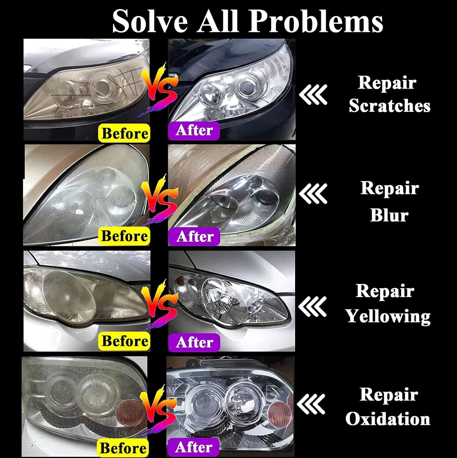200ml Car Headlight Restoration Liquid, Repair fluid