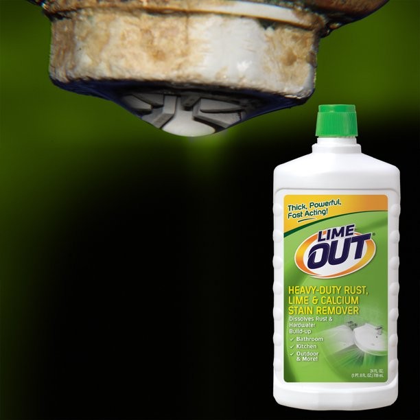 Lime Out Heavy-Duty Rust Lime & Calcium Stain Remover, 24 Fl. Oz. – Pack of 2