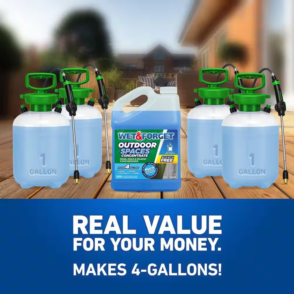 1 Gallon Concentrate Moss Mold Mildew Stain Remover