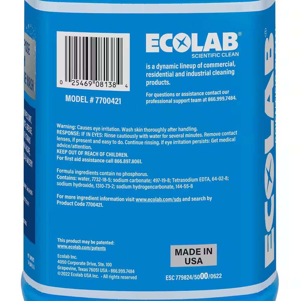 1 Gal. All Purpose Premium Pressure Wash Concentrate, Removes Stains on Patios,