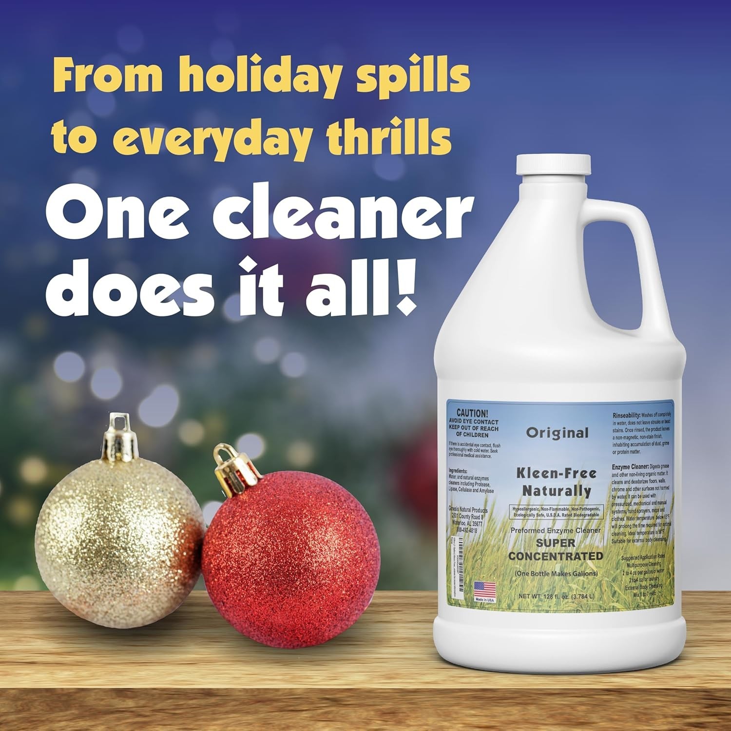 Naturally Preformed Enzyme Cleaner Enzyme Solution Multi-Purpose Cleaner Laundry