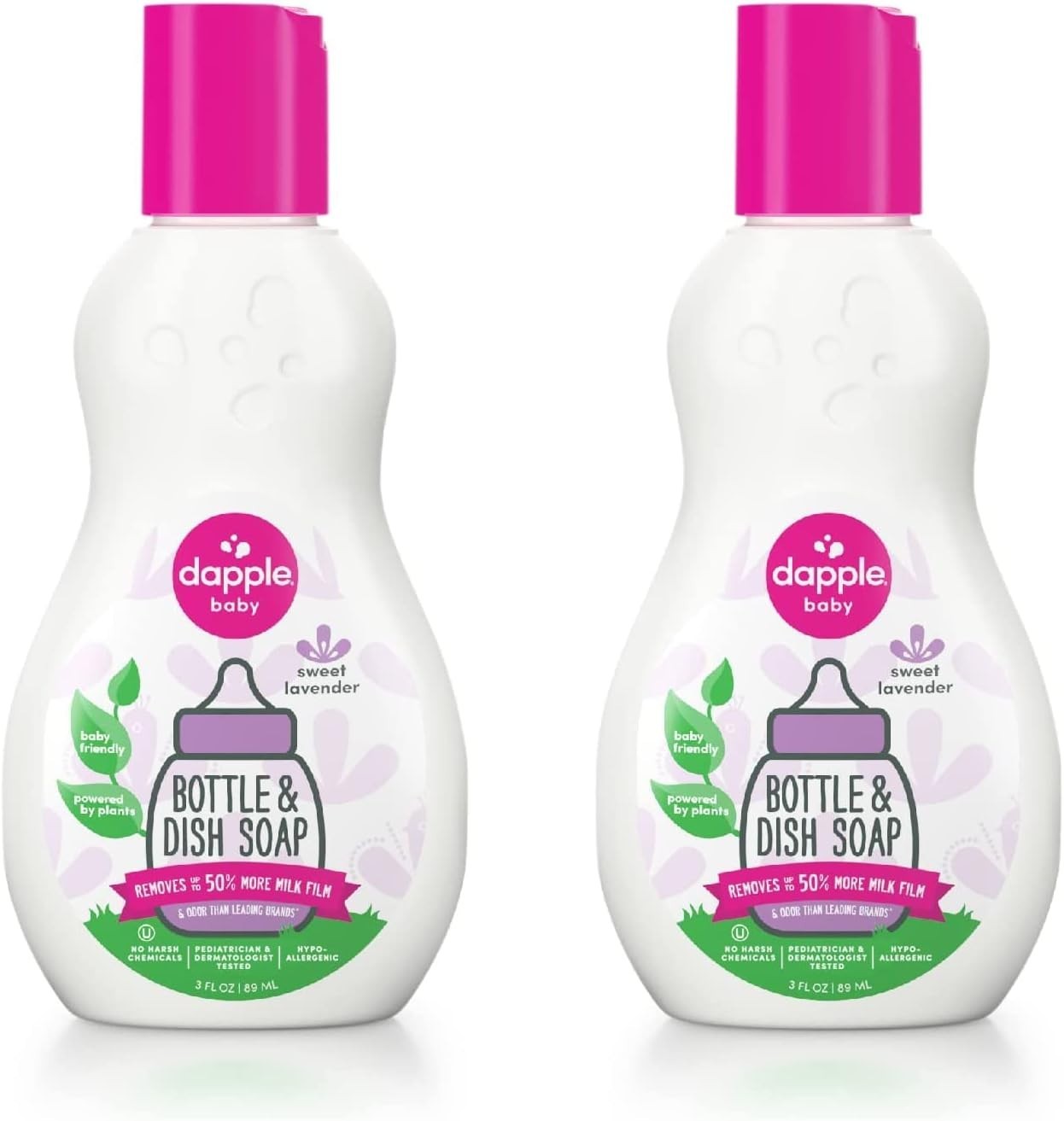 Dapple Baby Bottle Soap, Hypoallergenic Dish Soap for Baby Bottles