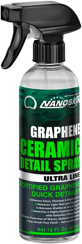 Graphene Ceramic Detail Spray 16 oz – Hydrophobic Waterless Quick Size: 16 oz