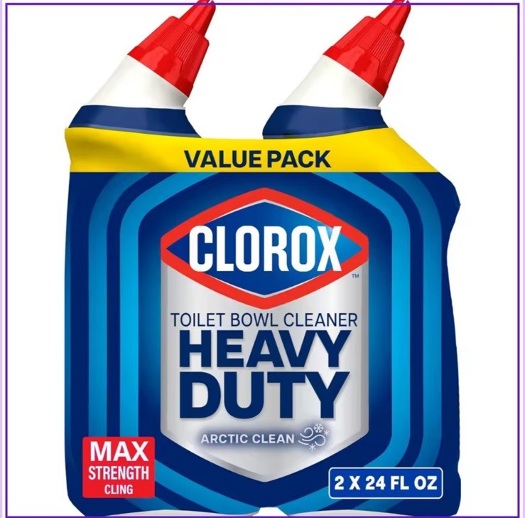 Max Strength Toilet Bowl Cleaner – Bleach-Free, 24 Fl Oz., Pack of 2, Deodorizes