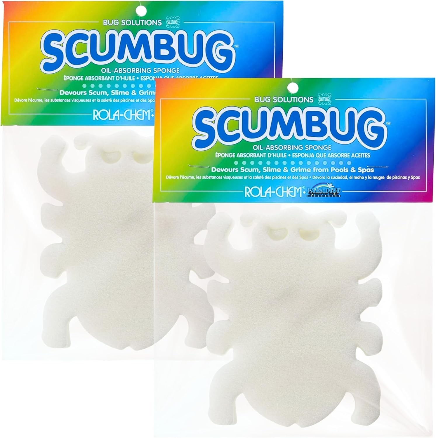 Scumbug 2-Pack: The High-Rated Spa & Pool Oil & Grime Absorber