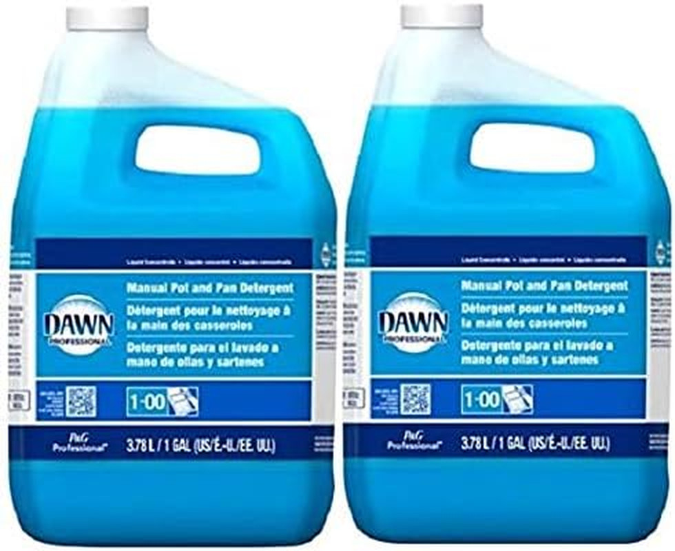 Professional Pot and Pan Detergent, Regular Scent, 1 Gallon (Case of 2)