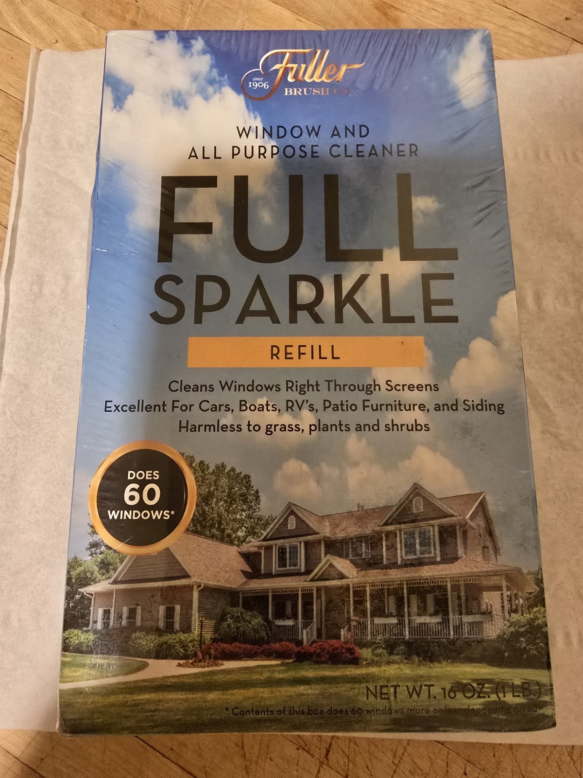 Fuller Brush Full Sparkle Refill Window and All-Purpose Cleaner Sealed NIB 16oz