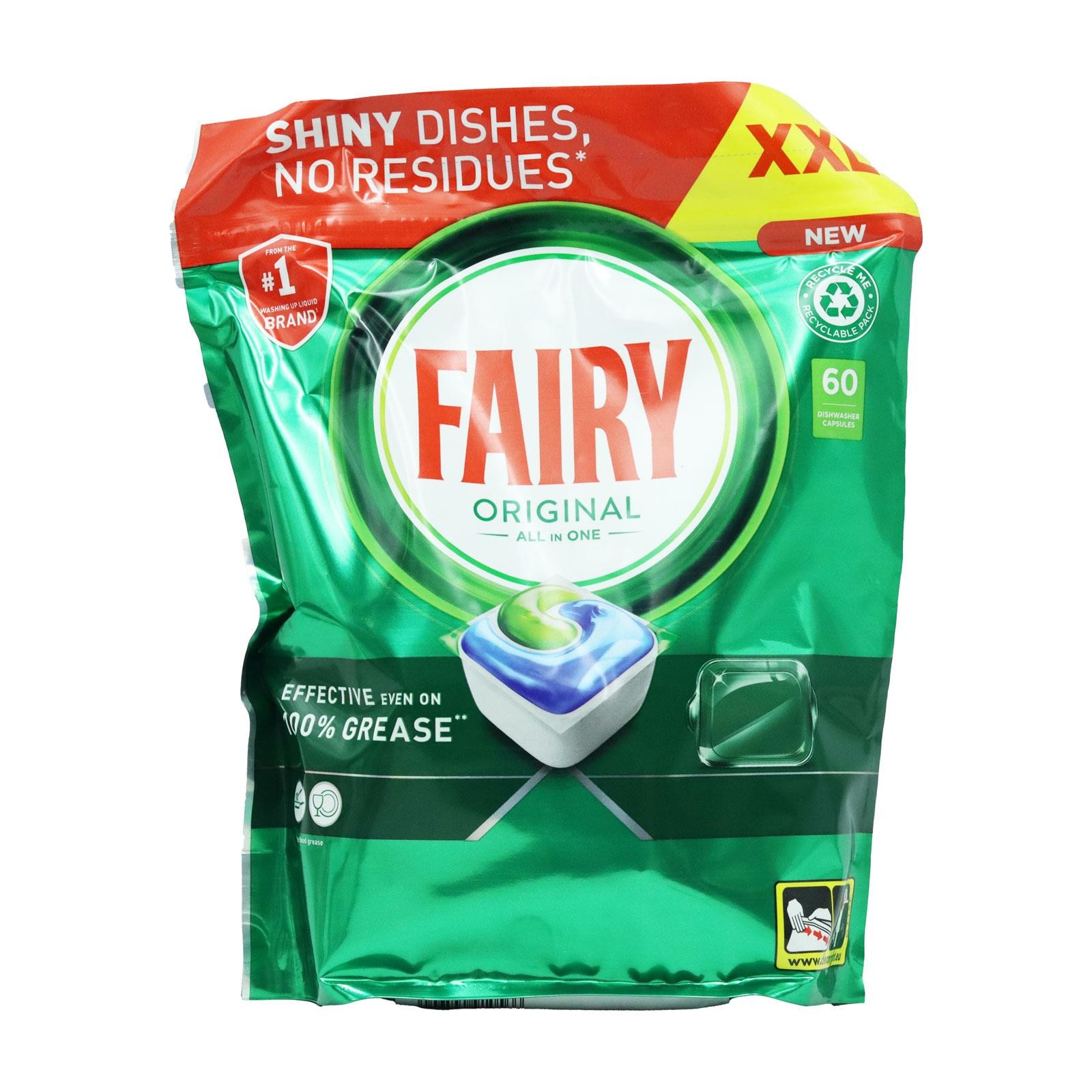 Fairy All in One Dishwasher Capsules Original- 60 Washes