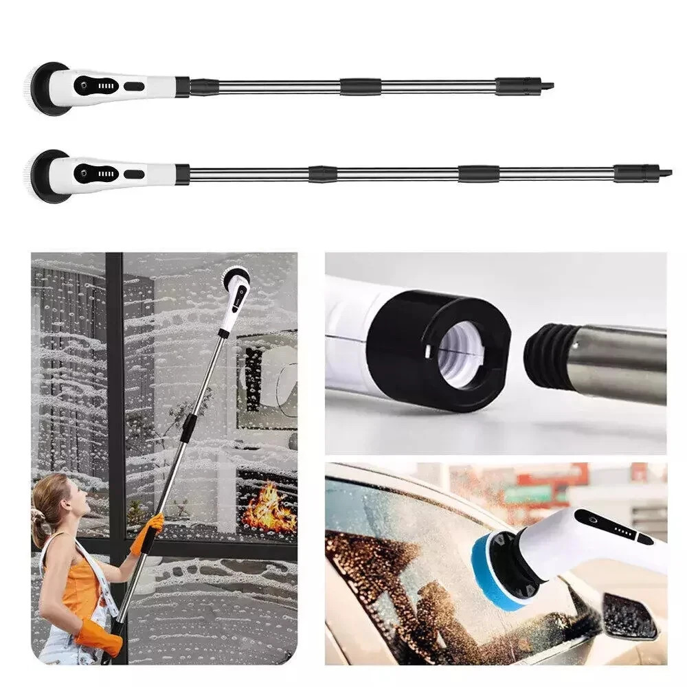 9 in 1 Electric Spin Scrubber Handheld Cleaning Brush Electric Scrubber Power