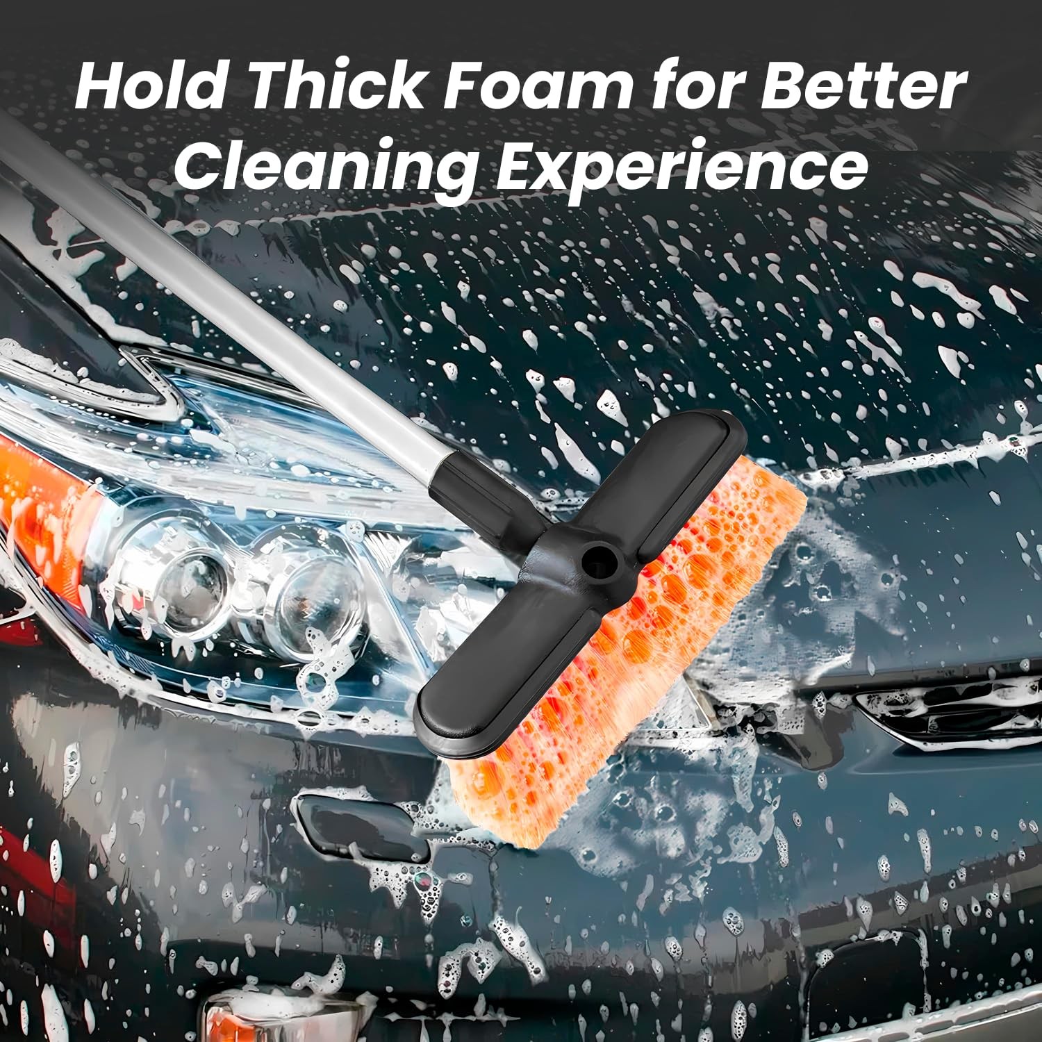 ARTIPOLY 10″ Car Wash Brush Head with Soft Bristle for Auto RV Truck Boat Cam…