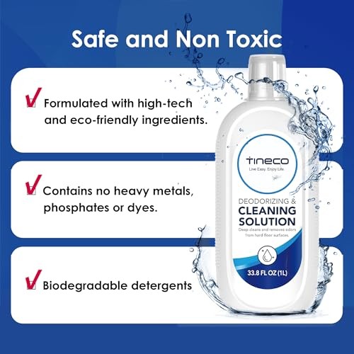 Tineco Floor Cleaning Solution 2L (2 x 33.8oz) for Wet Dry Vacuum Mops