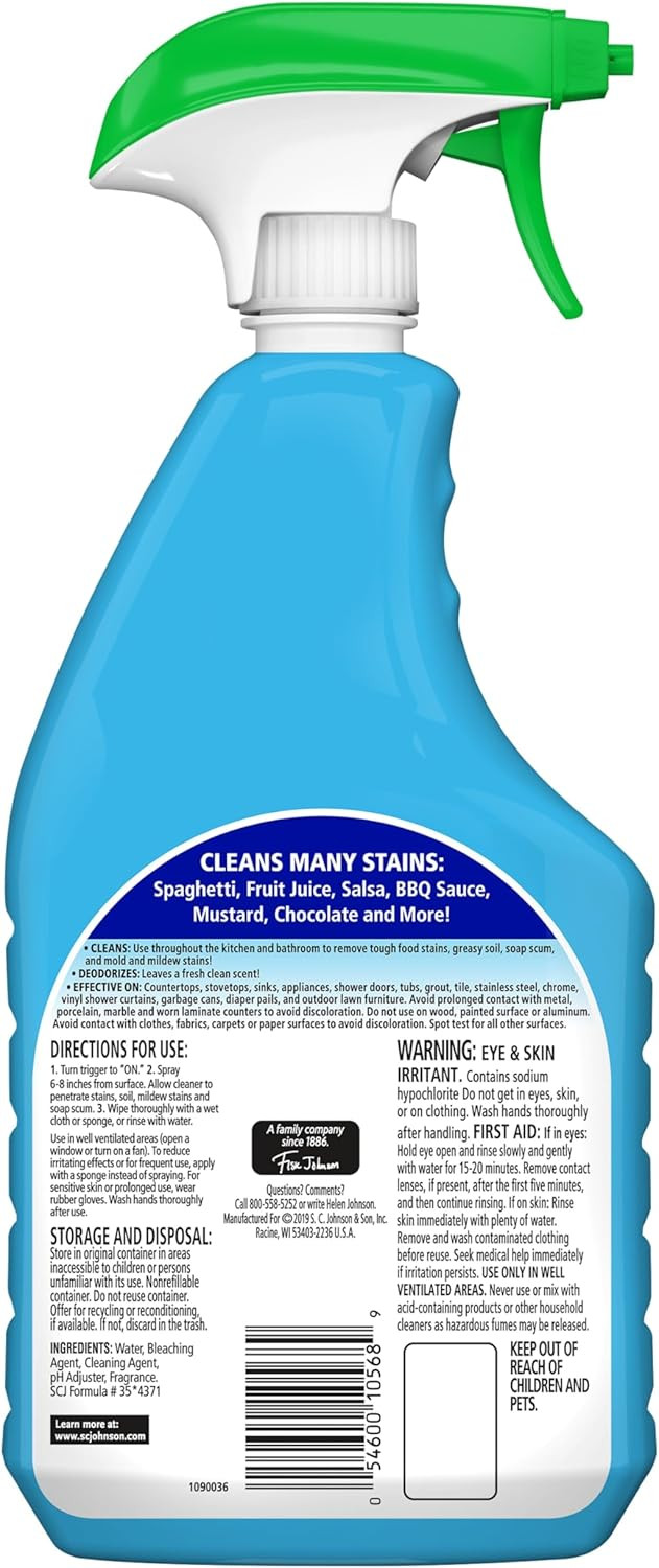 Fantastik 32 Fl Oz All Purpose Cleaner With Bleach Multi Surface Cleaner
