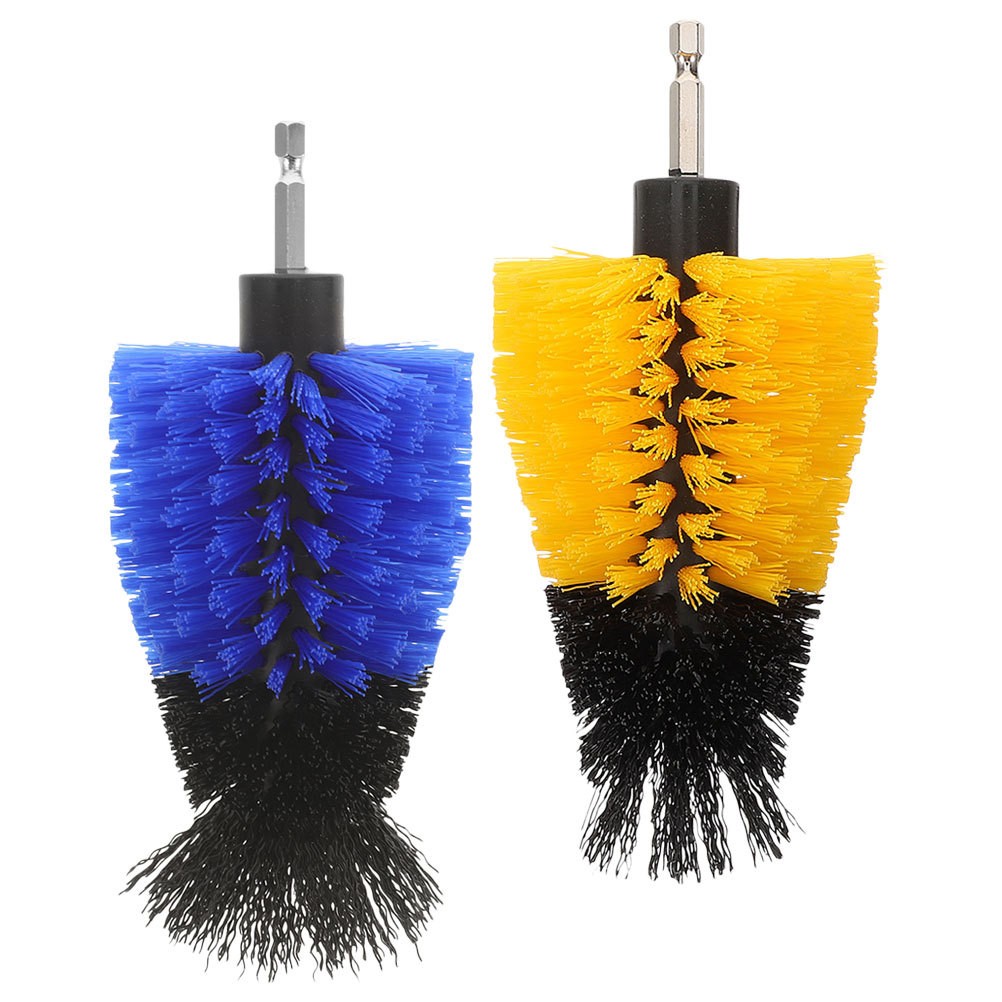 Drill Brush Heads for Electric Cleaning Tasks 2PCS Set