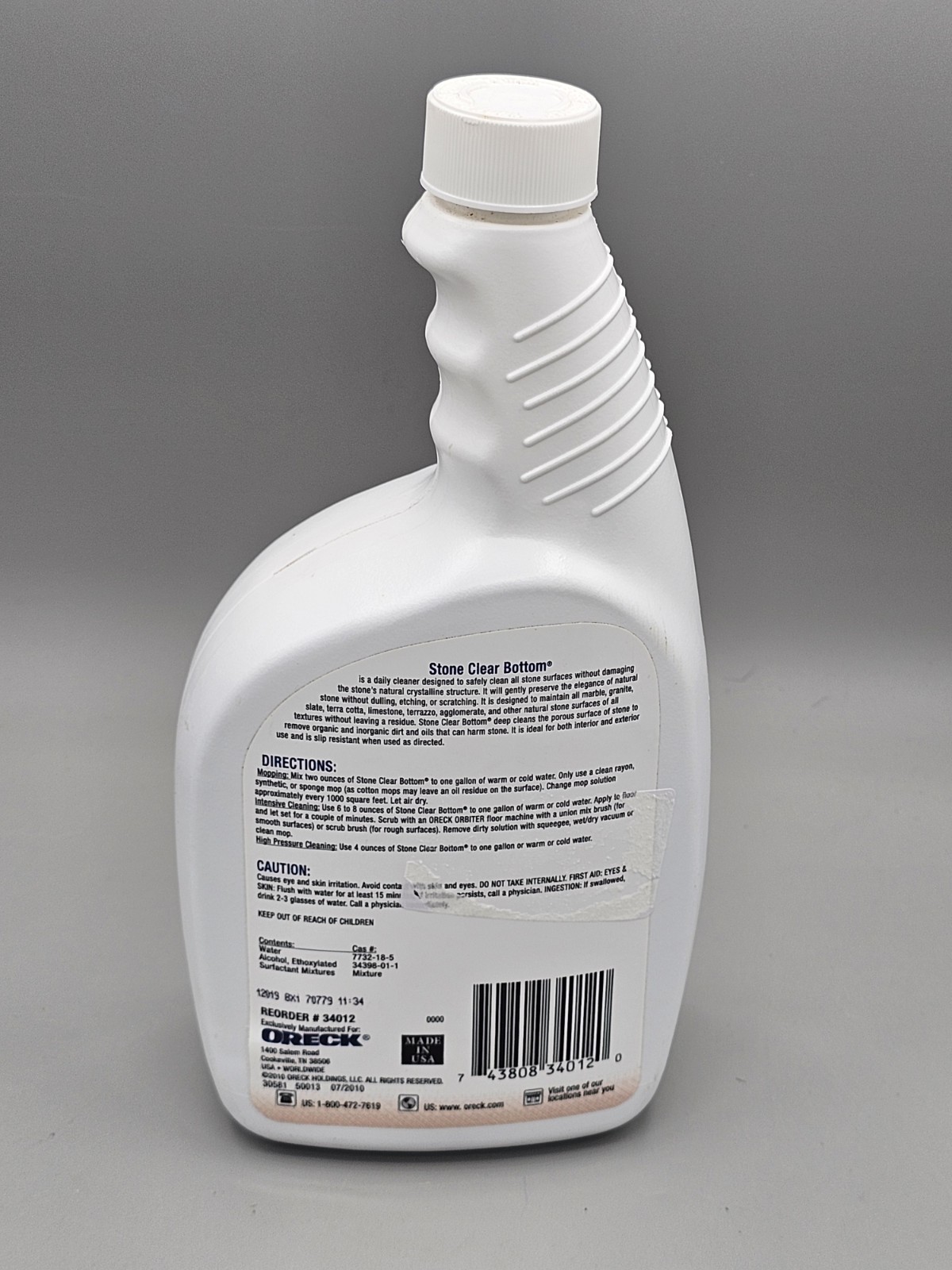 Oreck Pro Stone Floor Cleaner 32oz Sealed Nos Marble Granite Slate Terrazzo Htf