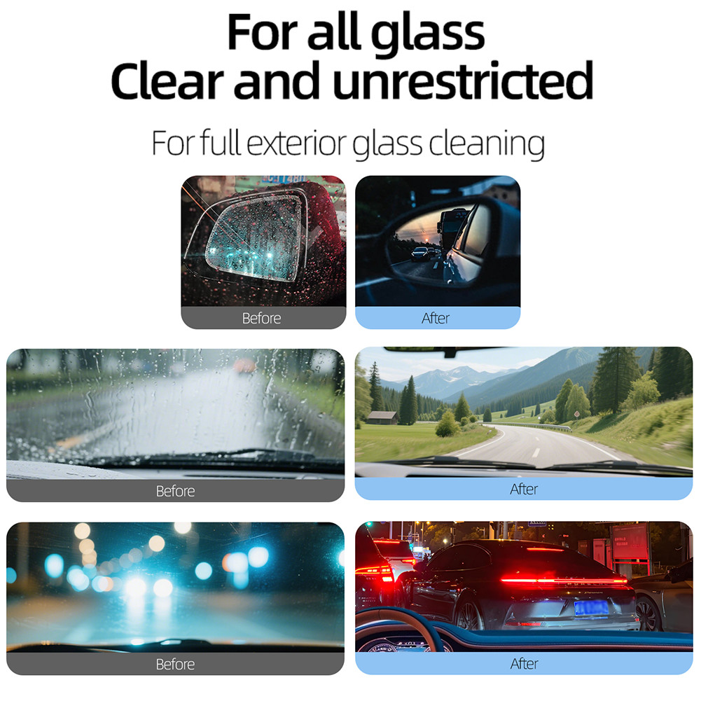 1PCS Automotive Oilfilm,Qifor Car Oil Film Cleaner,Glass Guard, Glass Cleaner