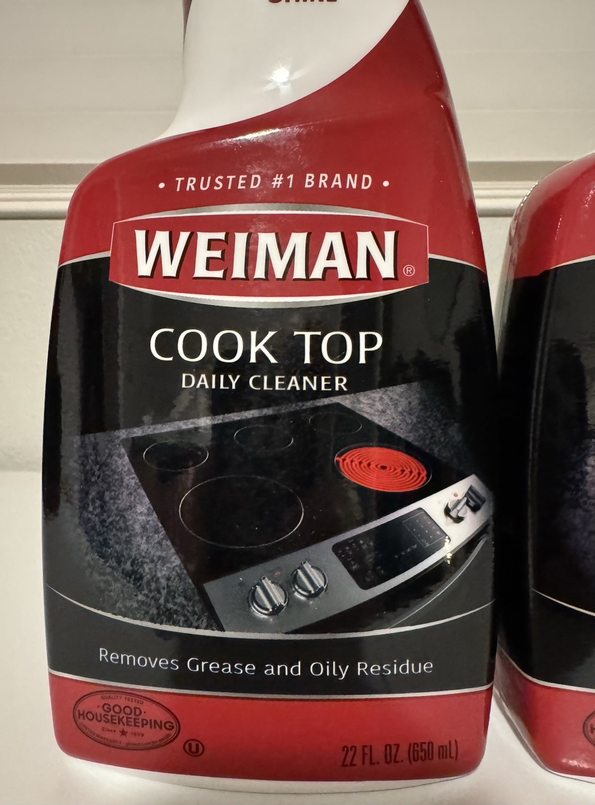 2-Pack~ WEIMAN Glass Ceramic Stove Range COOK TOP DAILY CLEANER 22 Ounce