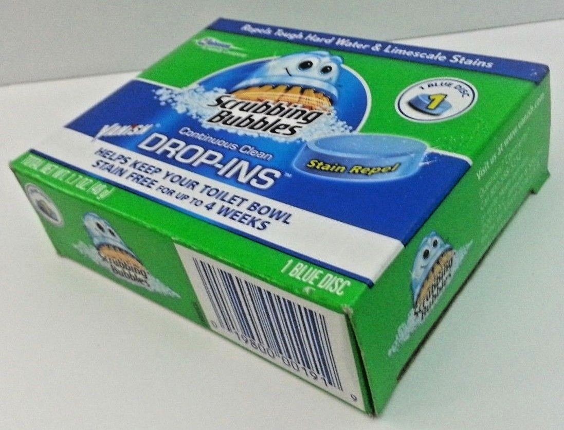 Scrubbing Bubbles Vanish Drop-Ins Toilet Cleaning Tablet 1 ea (Pack of 6) New