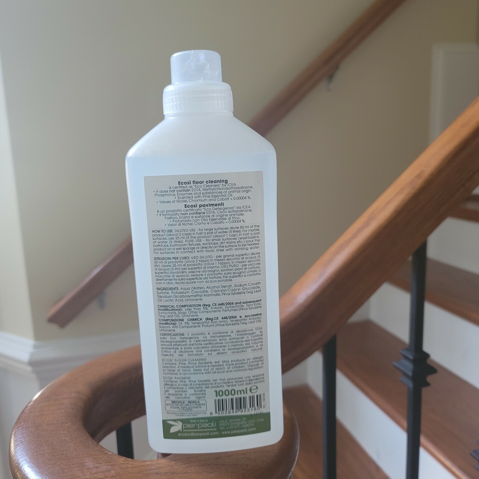 Ecosi Floor Cleaning 33.81 oz Italy Vegan